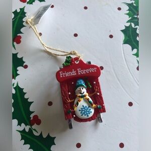 Personalized Sleigh Ornament “Friends Forever”